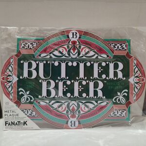 Harry Potter Butter Beer Tin Sign Official Collectible Hanging Metal Display
